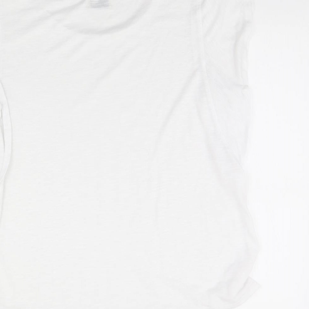 Papaya Womens White   Basic T-Shirt Size 20