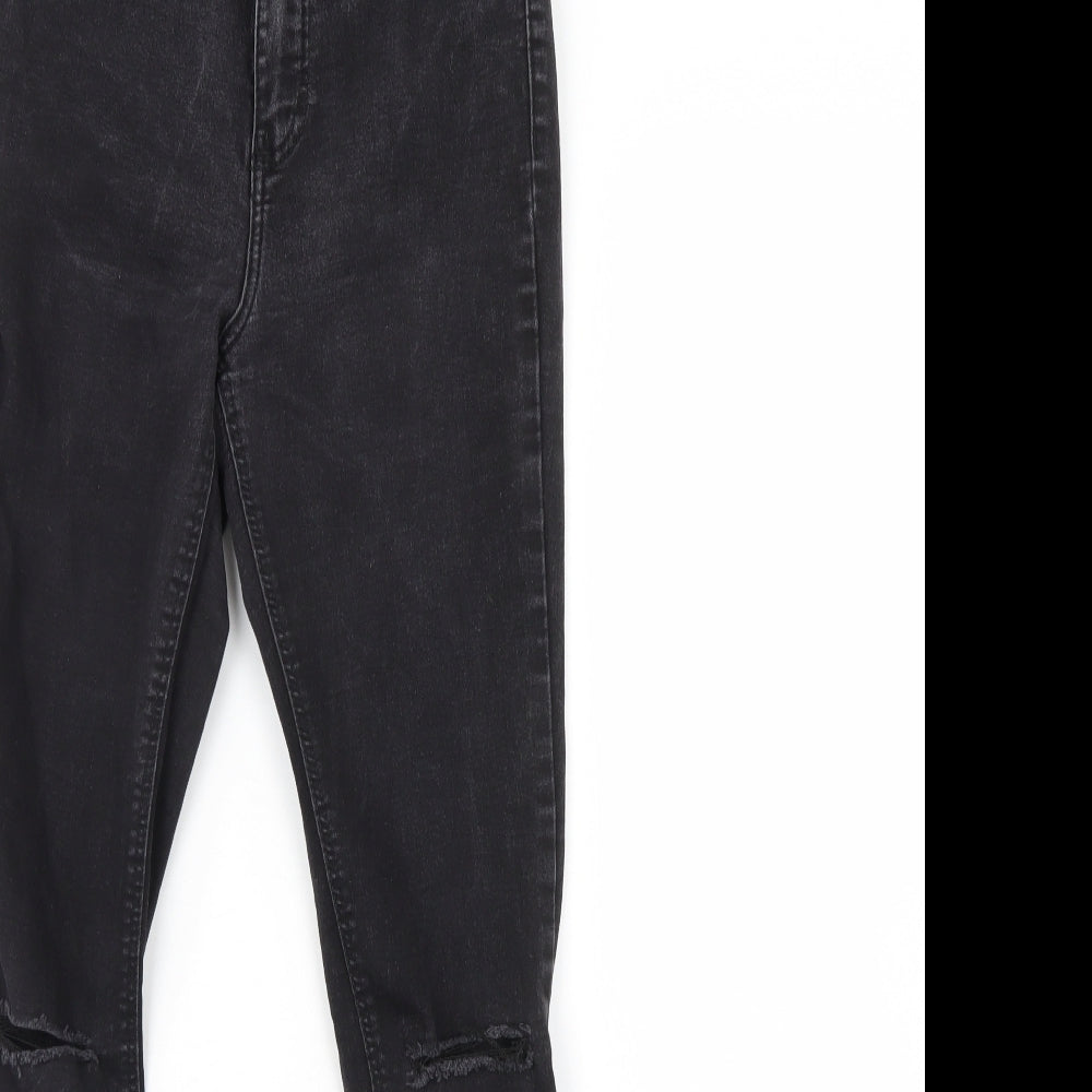 Zara Womens Black  Denim Skinny Jeans Size 10 L30 in