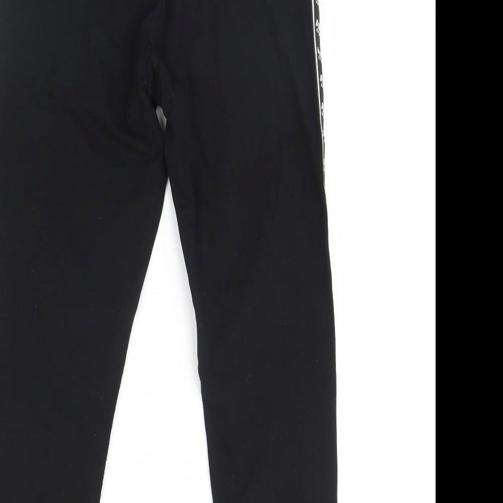 DKNY Womens Black   Compression Leggings Size M L24 in