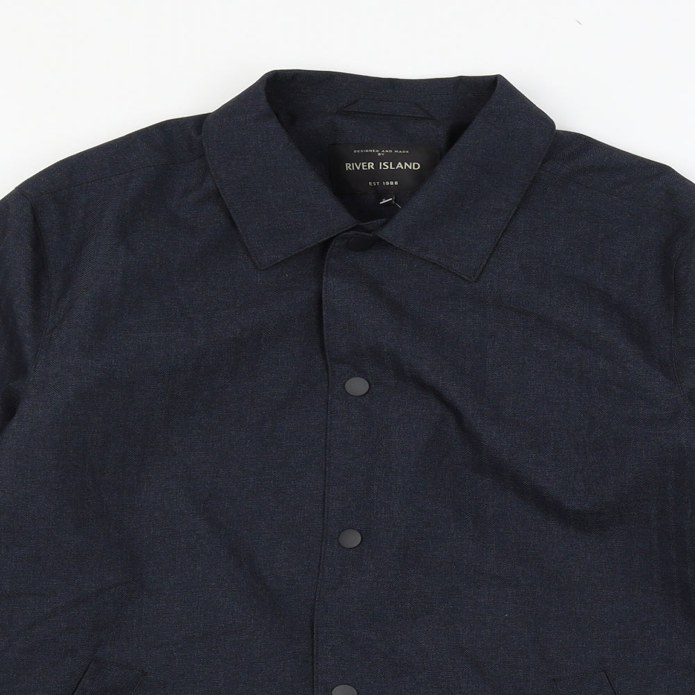 River Island Mens Blue   Jacket  Size S