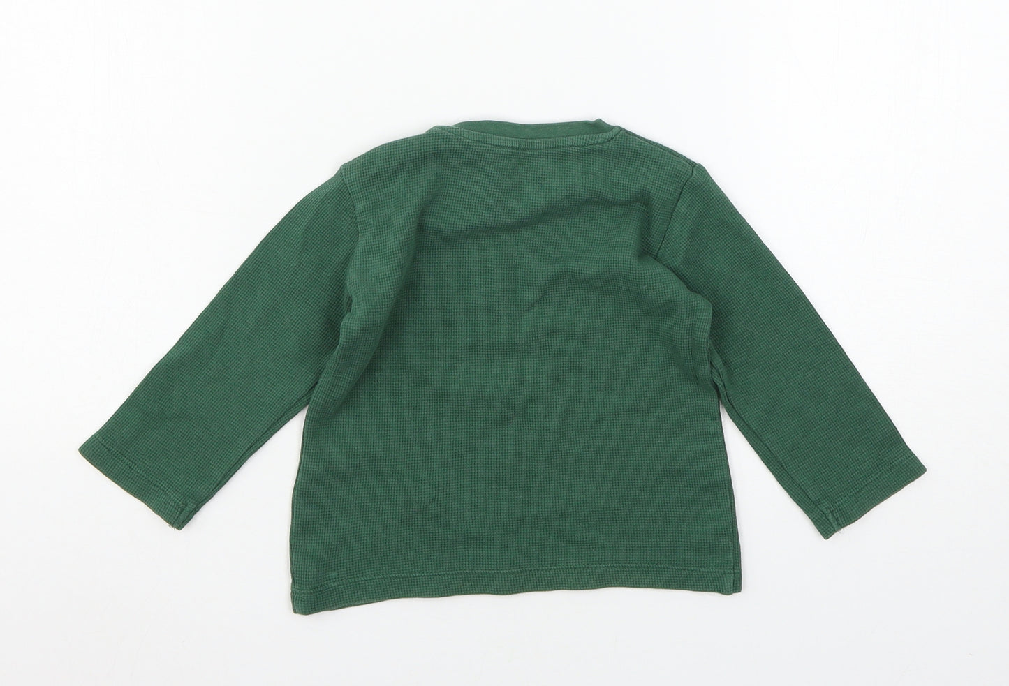 Marks and Spencer Baby Green  Jersey Basic T-Shirt Size 12-18 Months