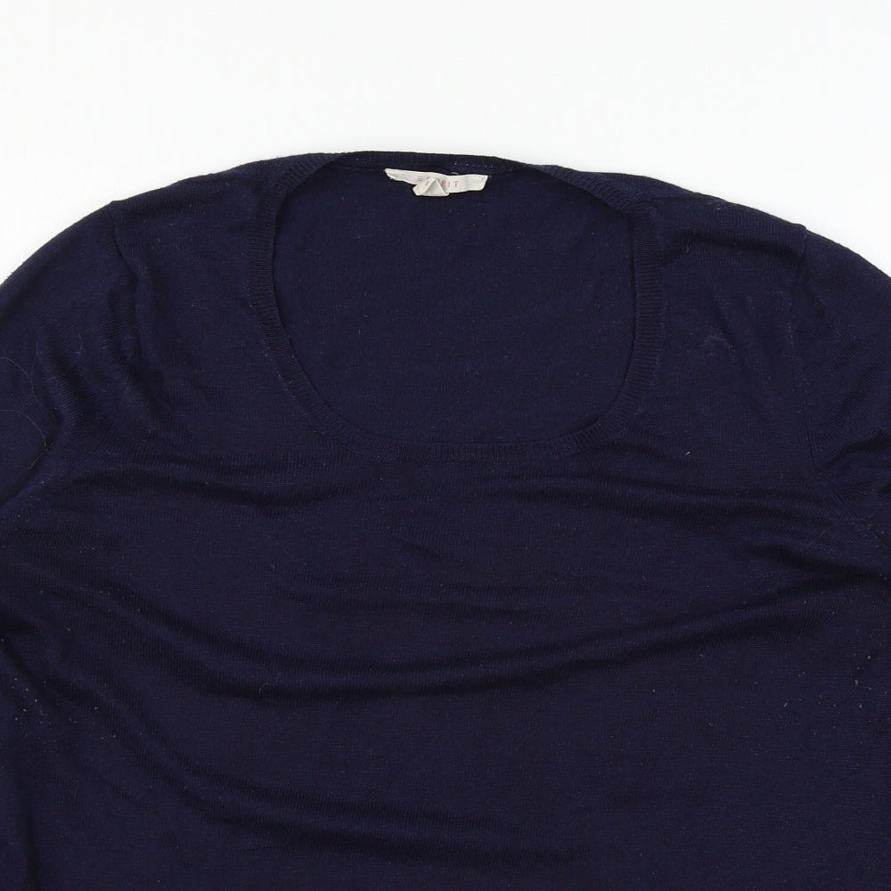 Esprit Womens Blue  Knit Pullover Jumper Size XL