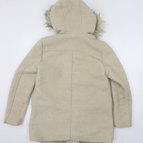 New Look Womens Beige   Parka Coat Size 14