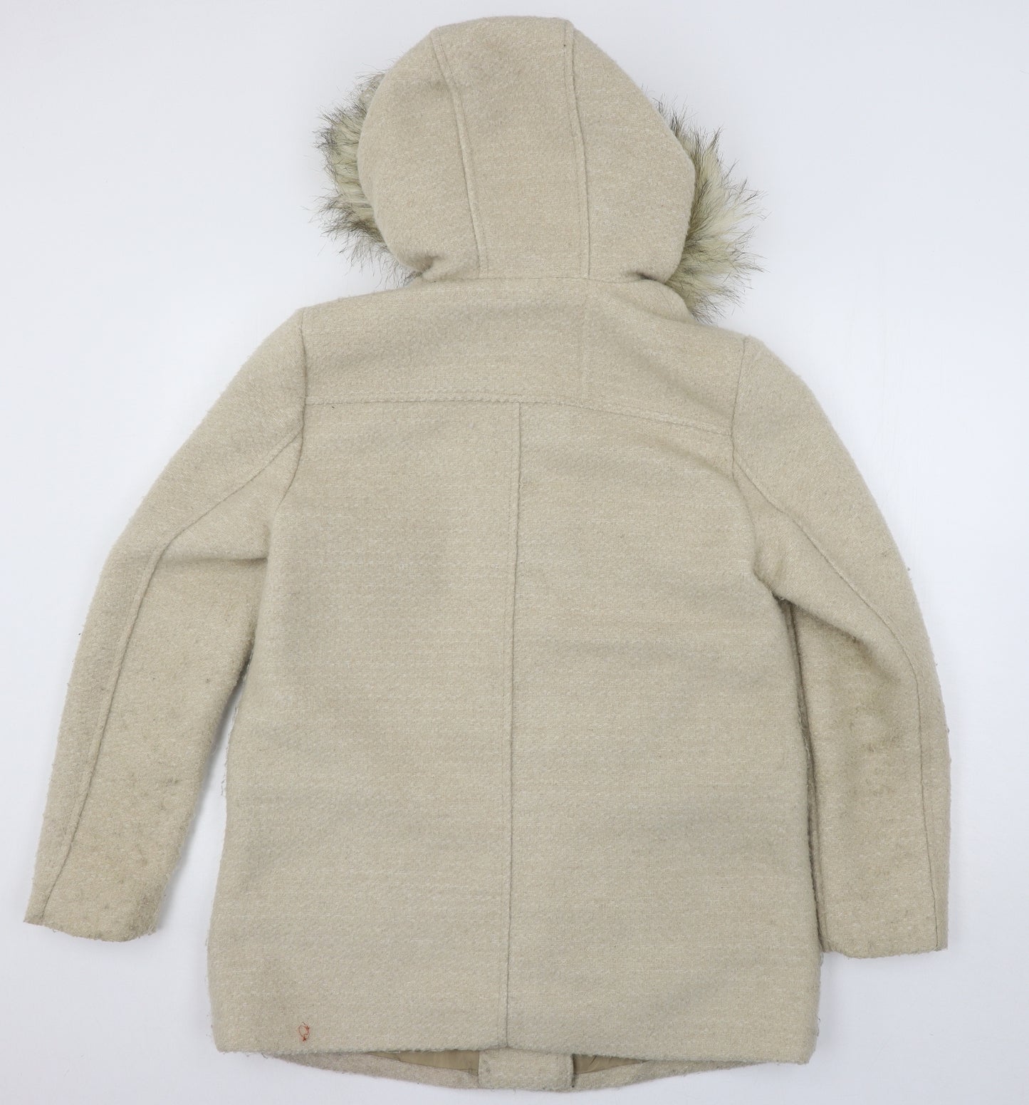 New Look Womens Beige   Parka Coat Size 14