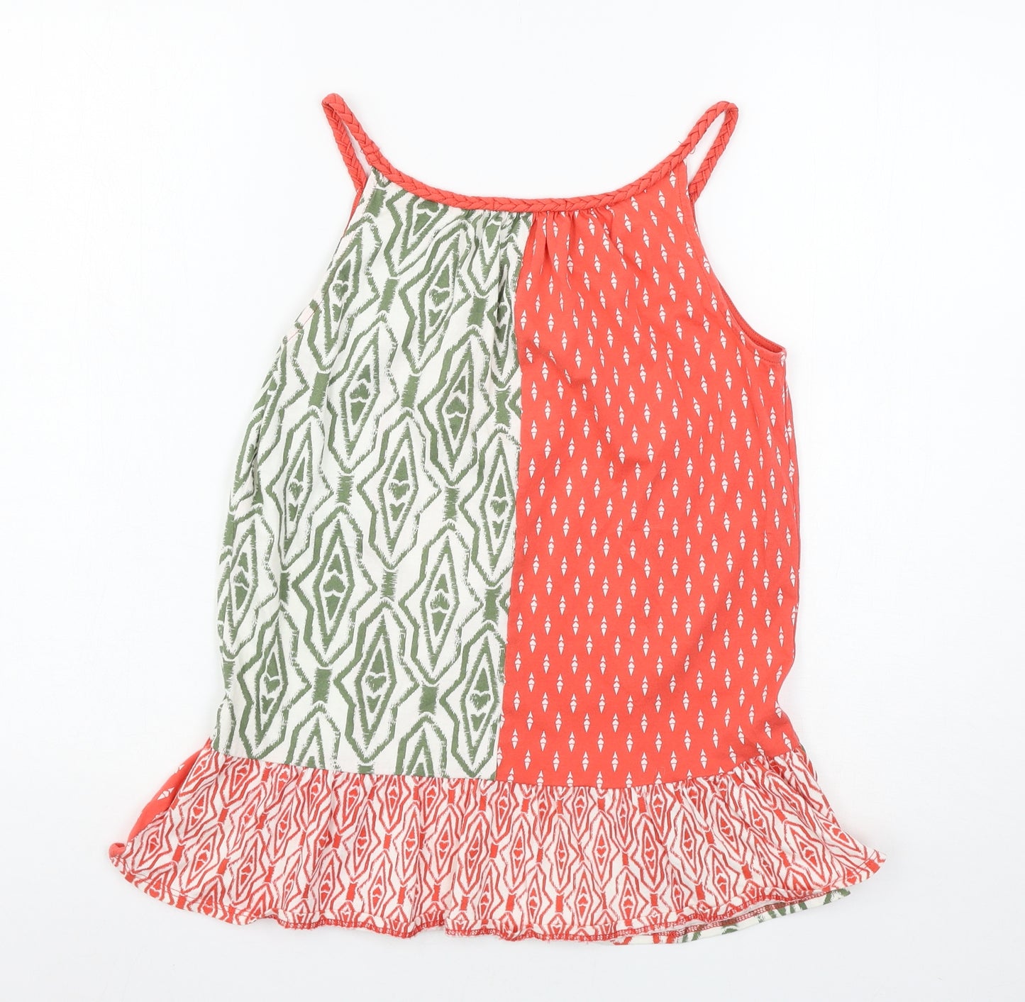George Girls Multicoloured Geometric Jersey Basic T-Shirt Size 13-14 Years