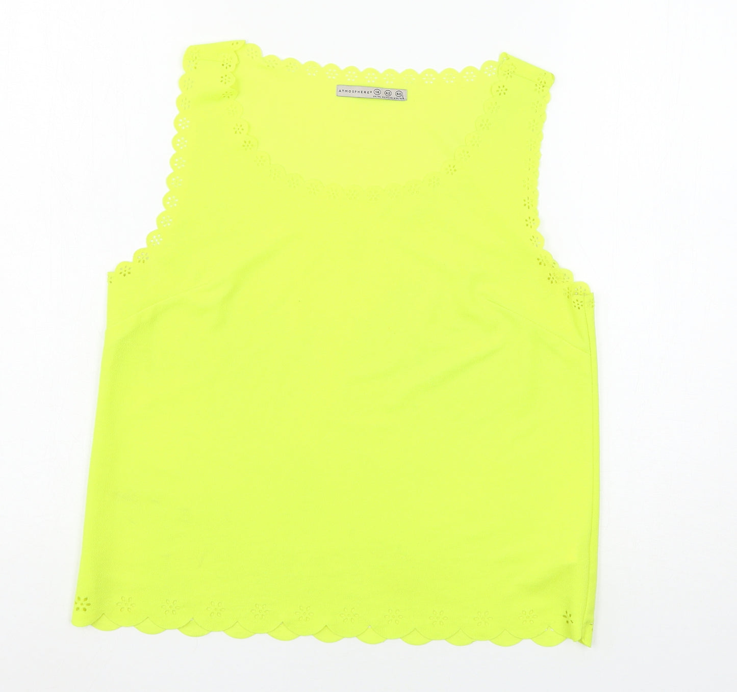 George Womens Yellow  Jersey Basic Tank Size 14