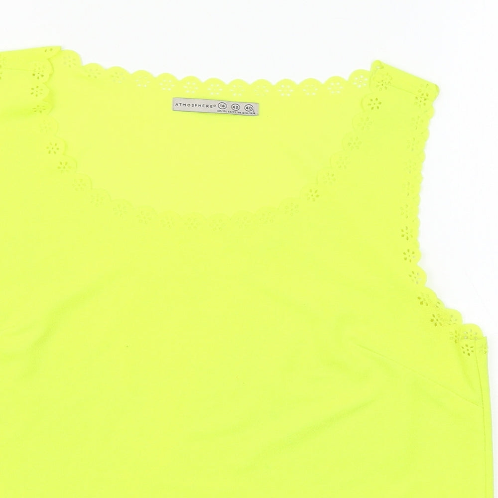 George Womens Yellow  Jersey Basic Tank Size 14