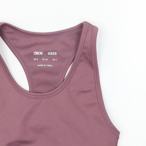 ASOS Womens Purple  Jersey Basic Tank Size 8