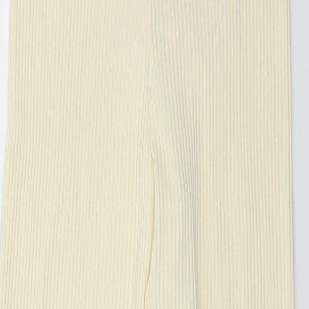 H&M Womens Ivory  Knit Jogger Leggings Size S L26 in
