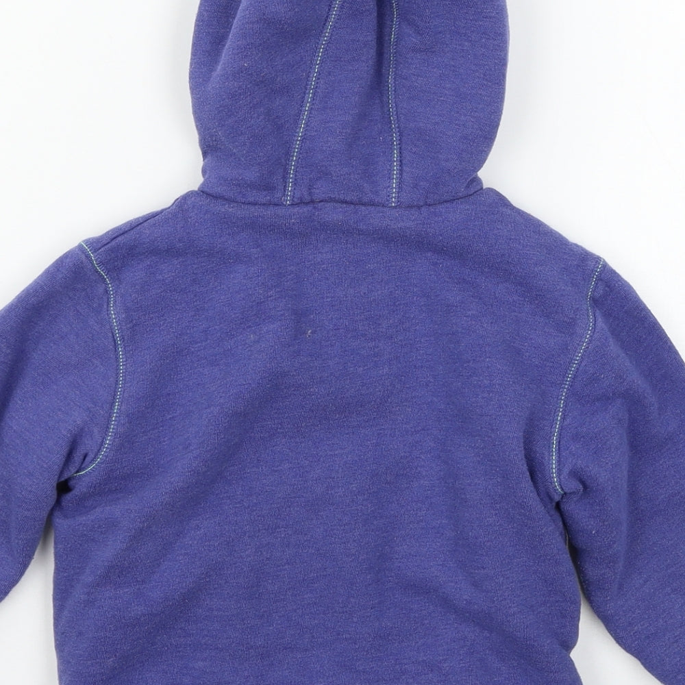 NEXT Boys Blue  Jersey Full Zip Hoodie Size 2-3 Years