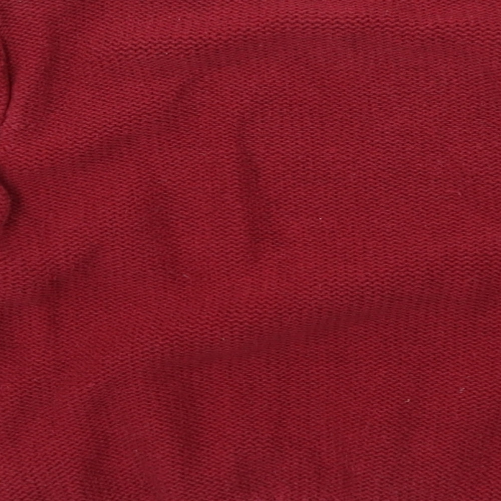 Matalan Boys Red  Knit Pullover Jumper Size 2-3 Years