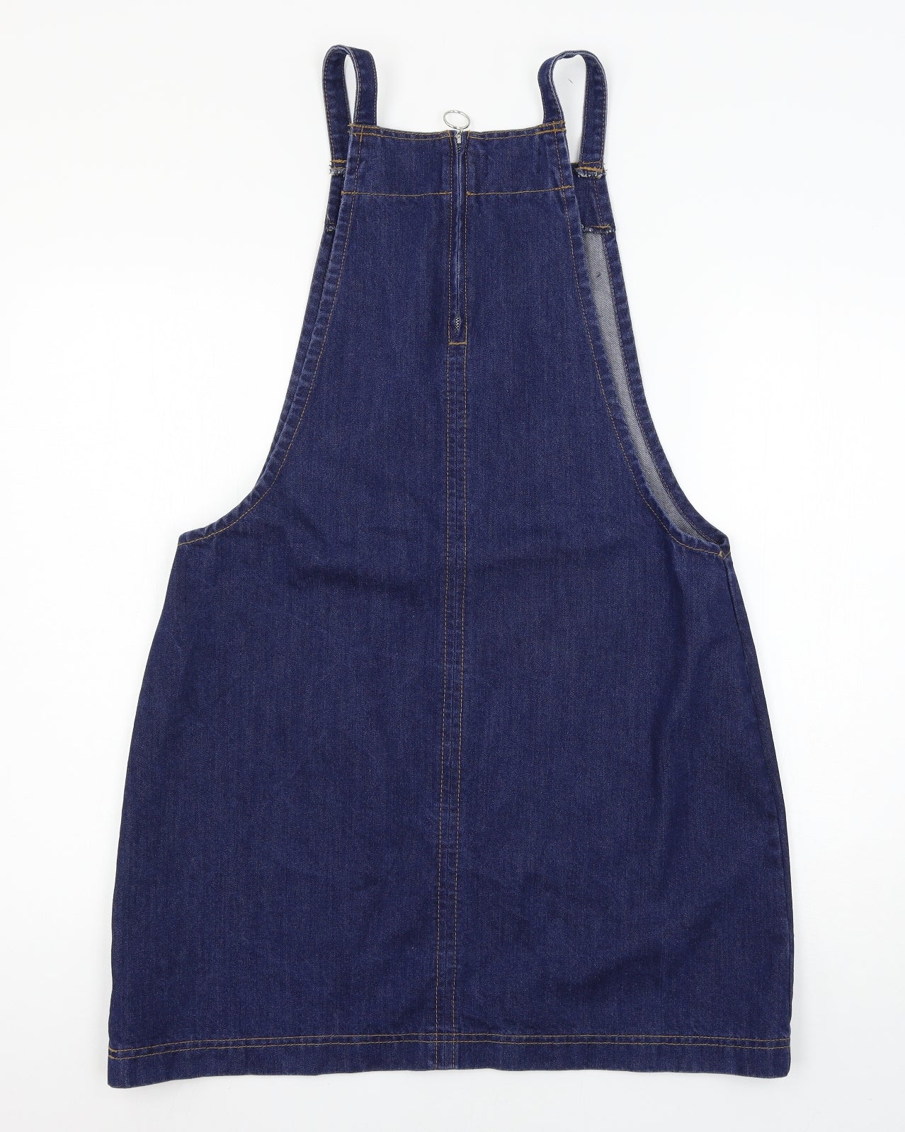 Matalan Womens Blue  Denim Pinafore/Dungaree Dress  Size 14