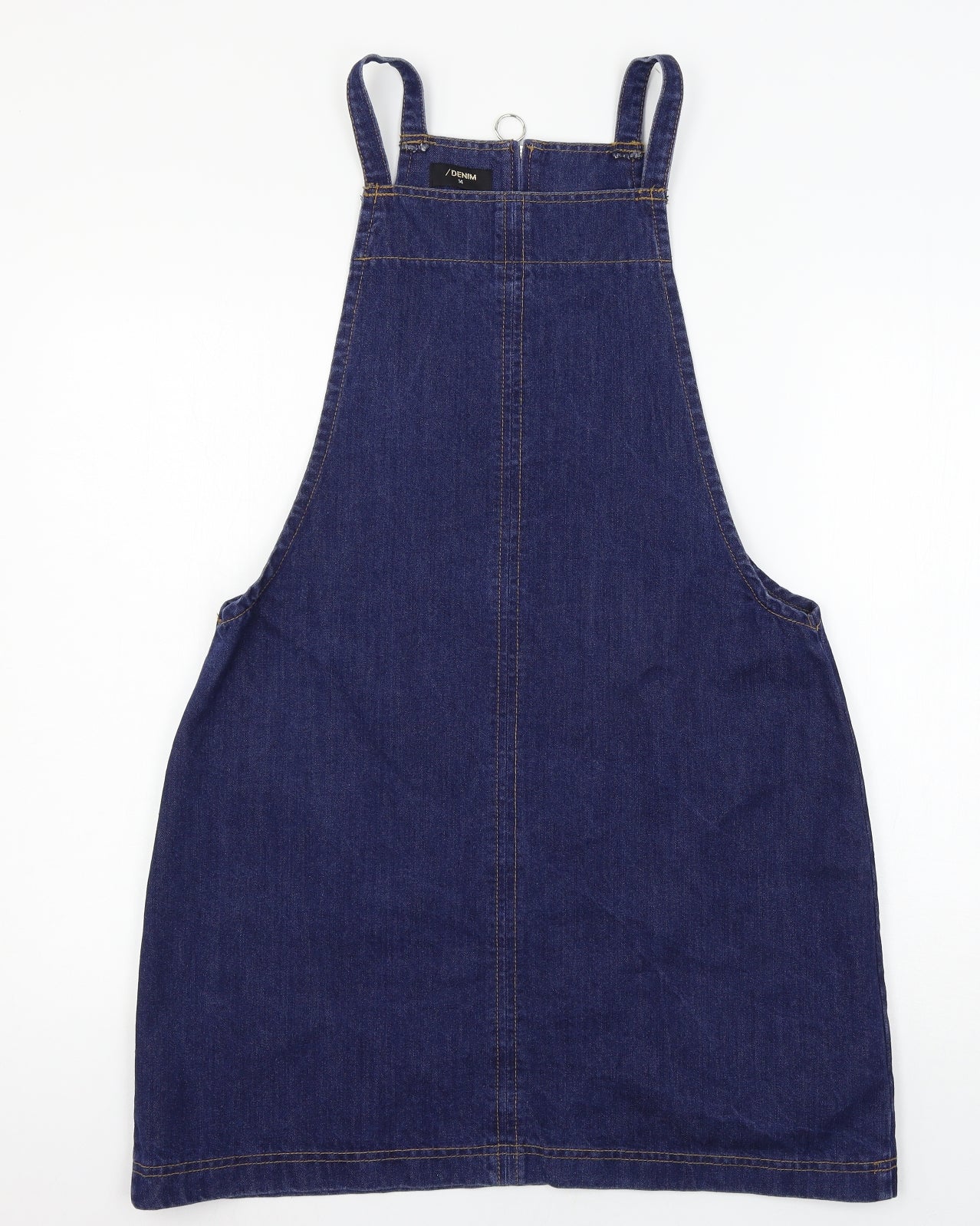 Matalan Womens Blue  Denim Pinafore/Dungaree Dress  Size 14