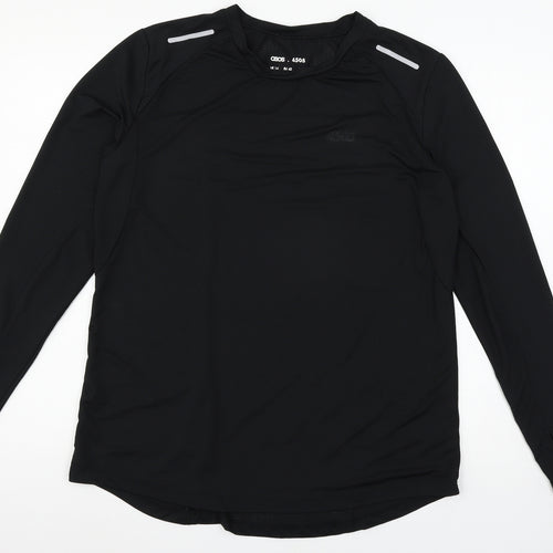 ASOS Womens Black  Jersey Basic T-Shirt Size 14