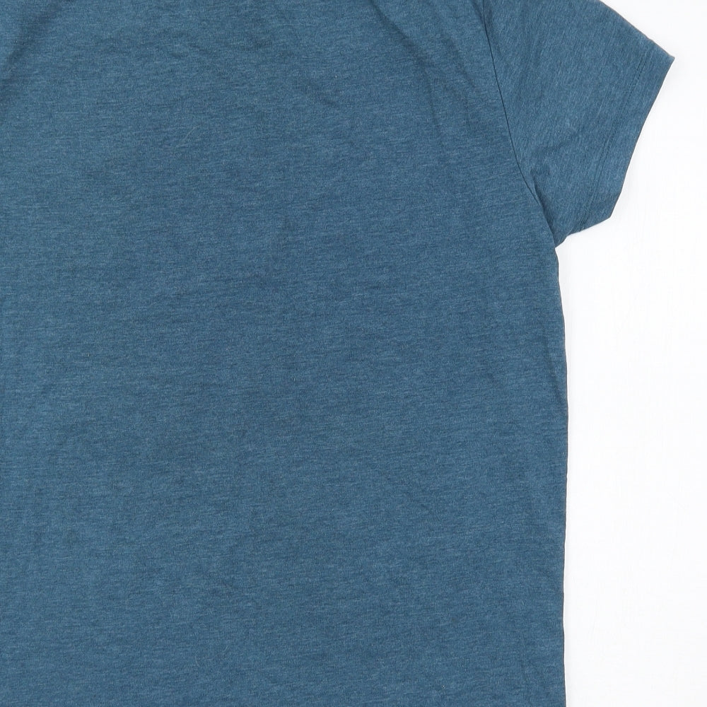 Justice League Mens Blue  Jersey  T-Shirt Size L