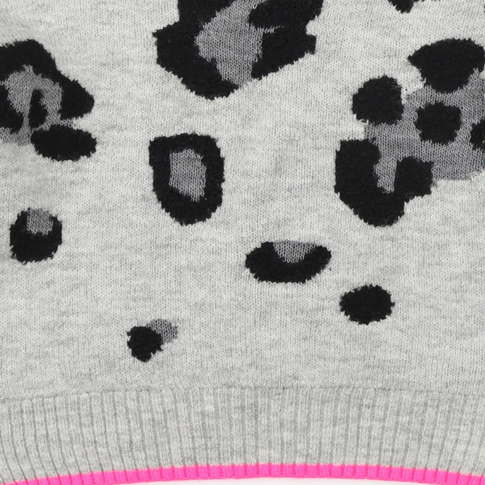 Primark Womens Grey  Knit Pullover Jumper Size 4