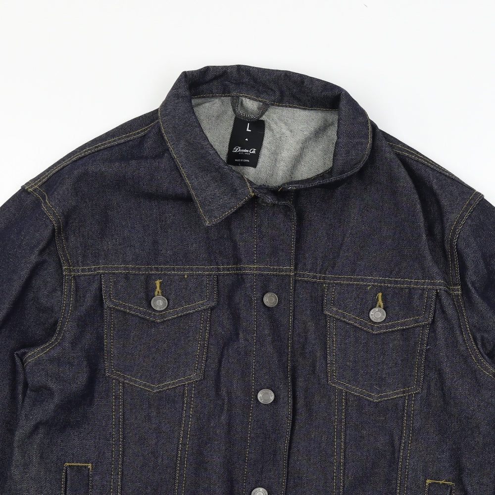 Denim & Co. Mens Blue  Denim Jacket  Size L