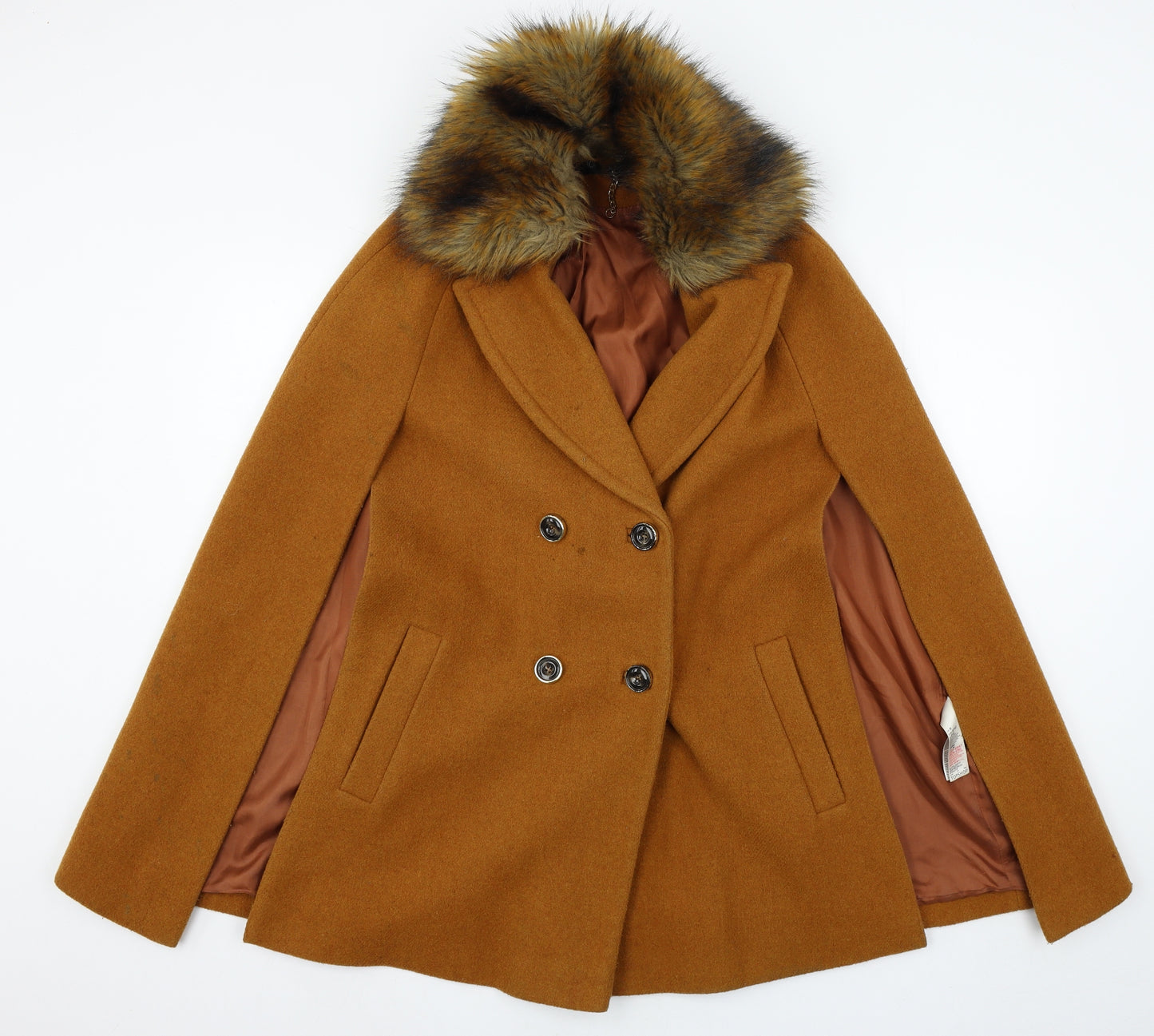 Topshop Womens Brown   Jacket  Size M