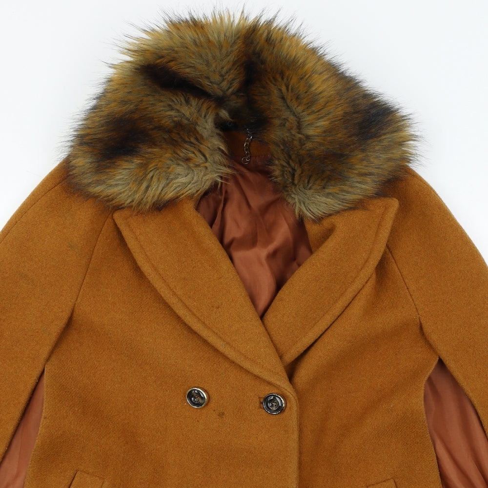 Topshop Womens Brown   Jacket  Size M