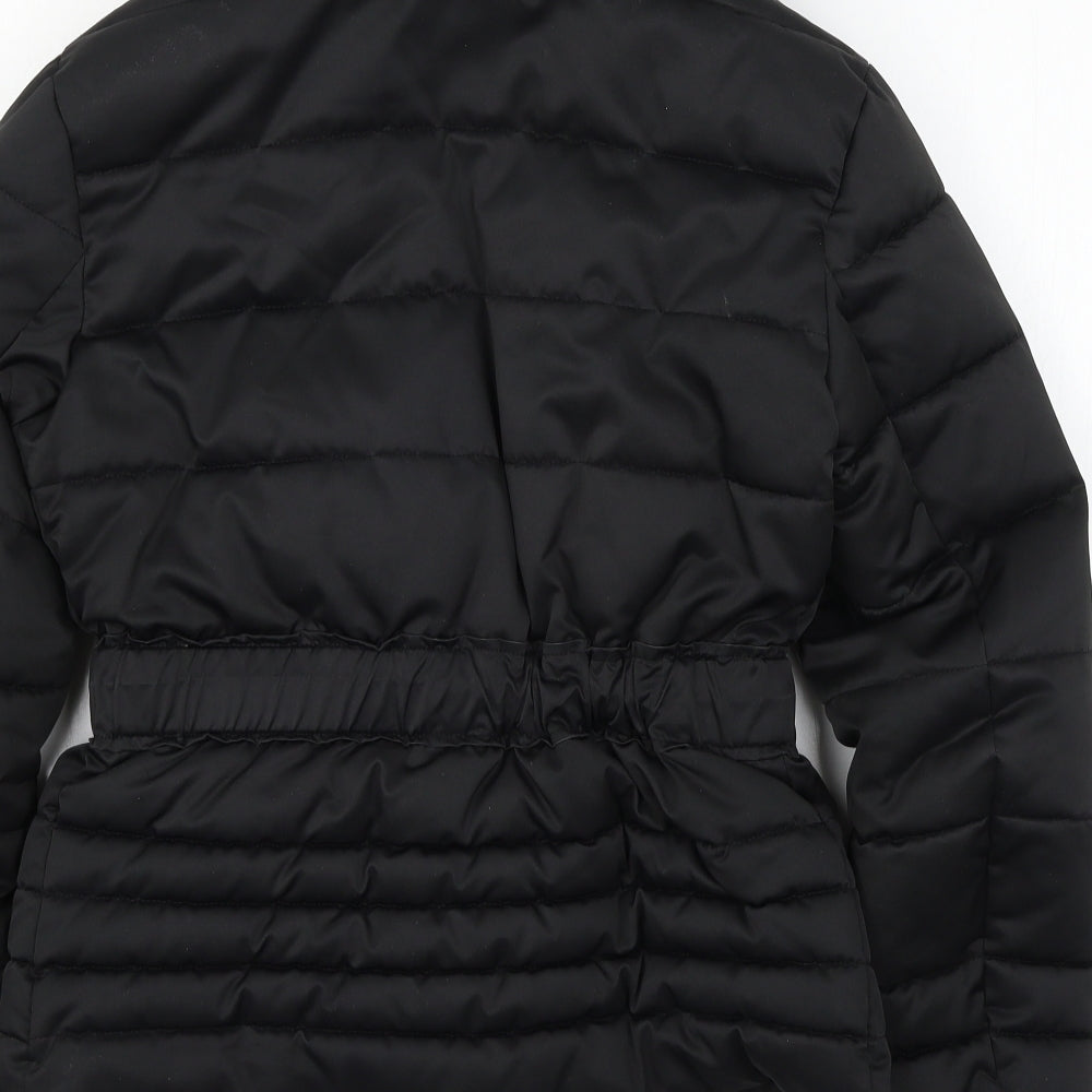 GUESS Womens Black   Puffer Jacket Jacket Size S