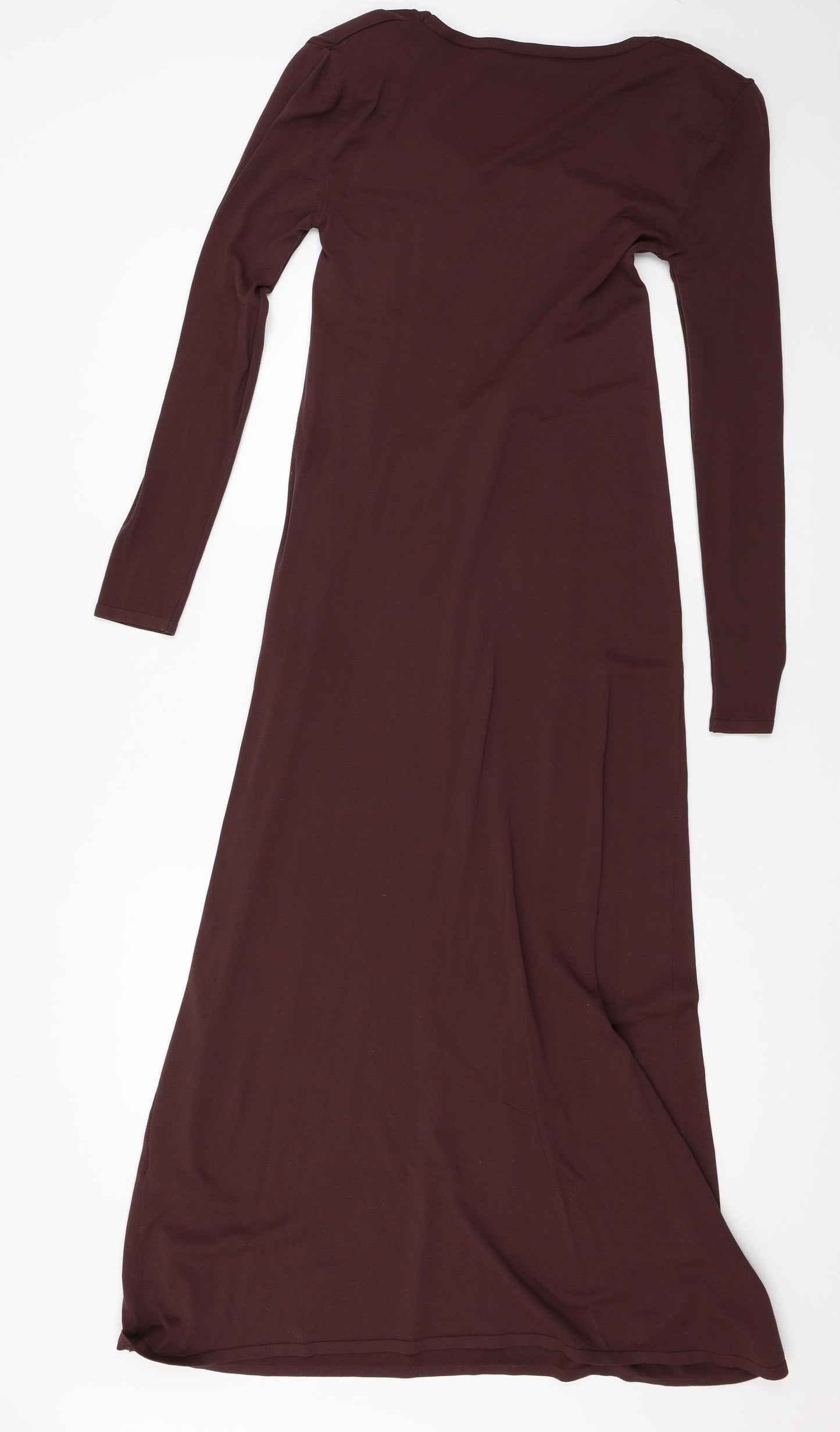 Zara Womens Brown  Jersey Maxi  Size L