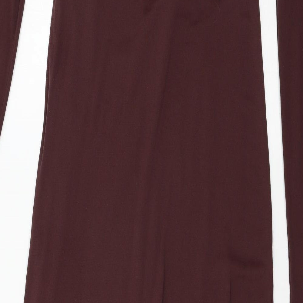 Zara Womens Brown  Jersey Maxi  Size L