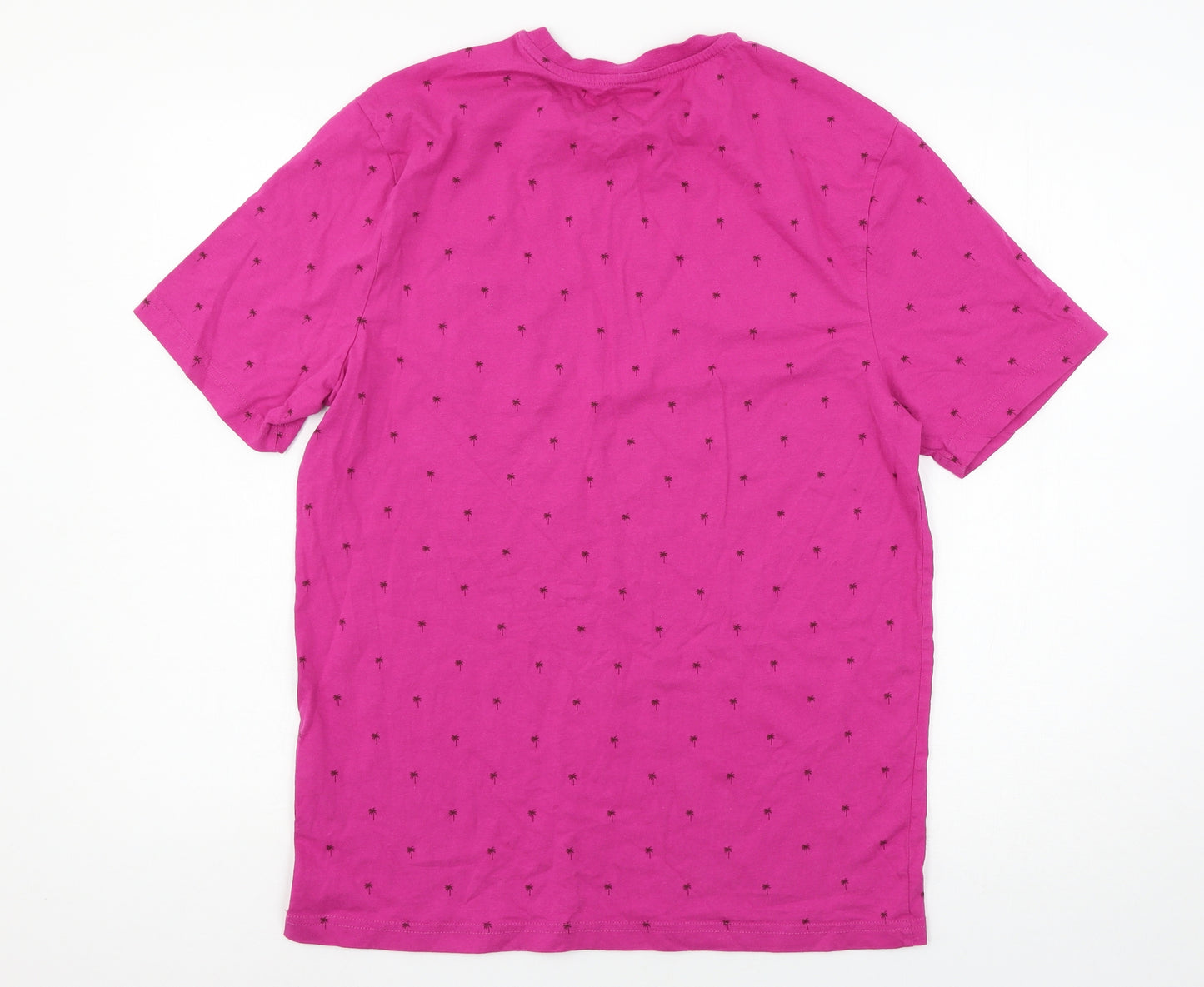 George Mens Pink  Jersey  T-Shirt Size M