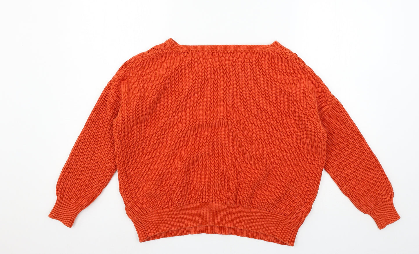 Atmosphere Womens Orange  Knit Pullover Jumper Size 10
