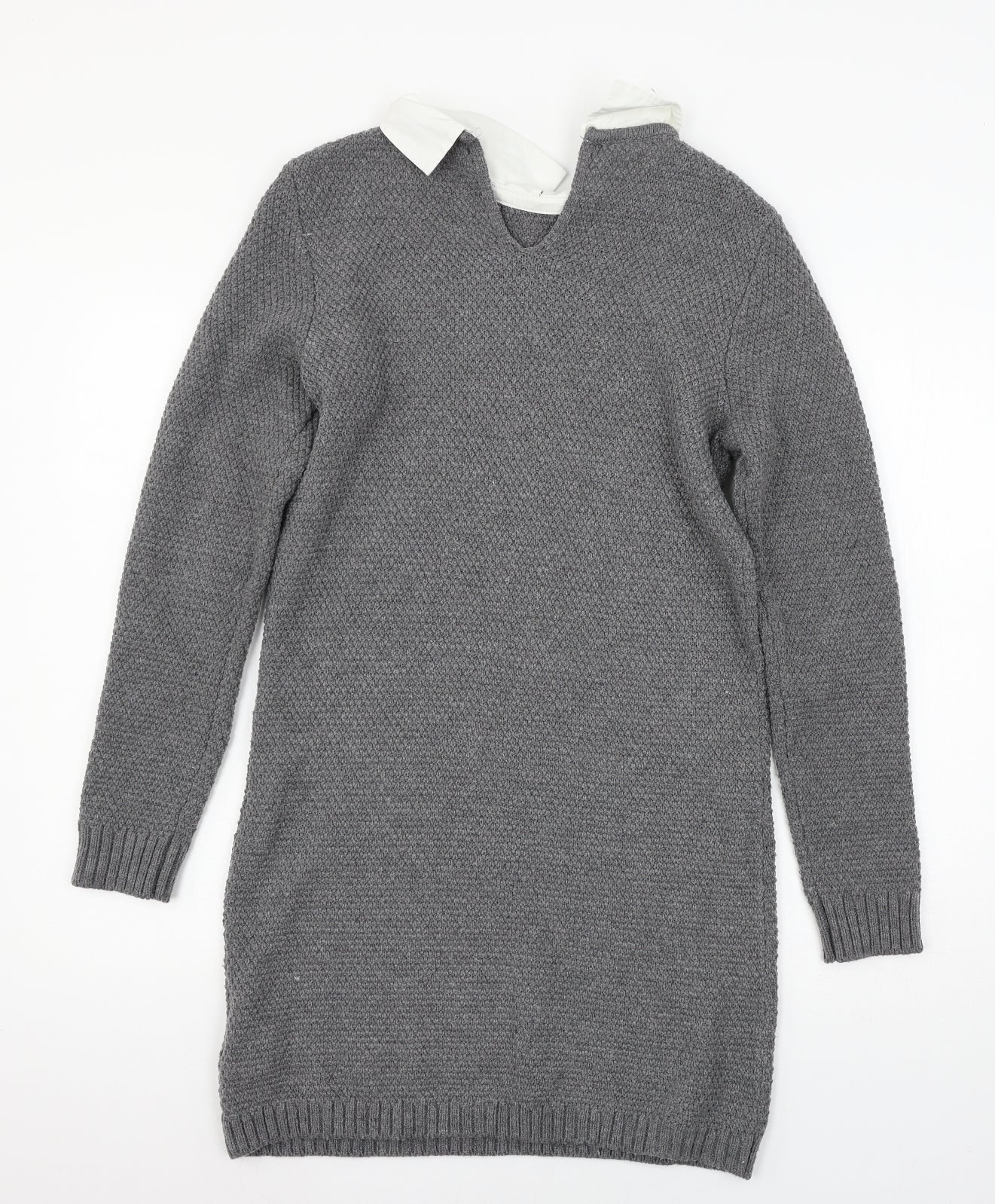 Atmosphere Womens Grey  Knit Jumper Dress  Size 12
