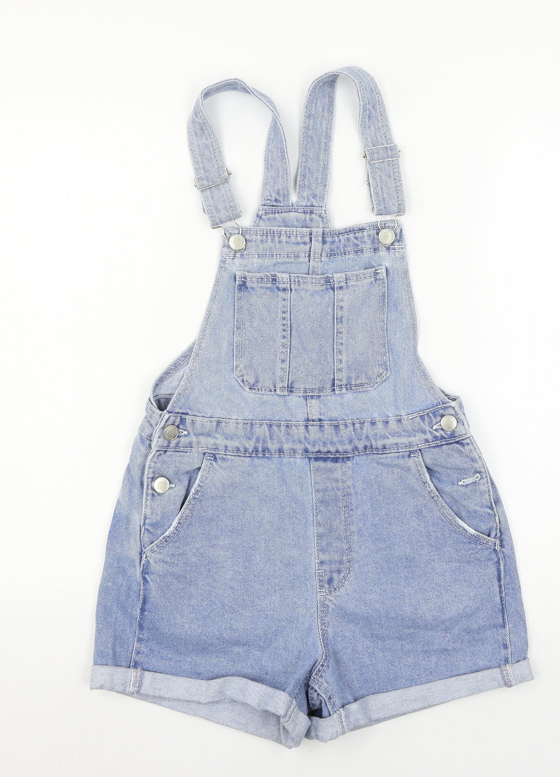 Bershka Womens Blue  Denim Dungaree One-Piece Size XS L3 in