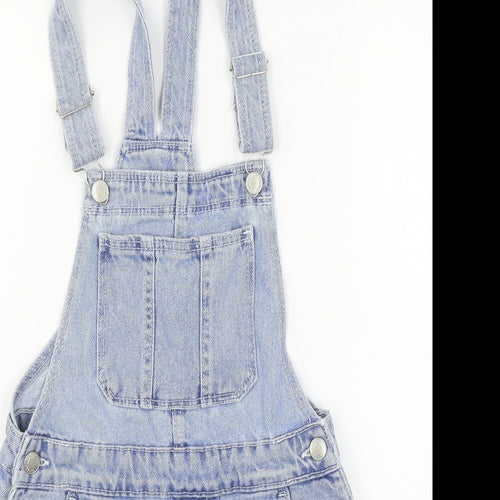 Bershka Womens Blue  Denim Dungaree One-Piece Size XS L3 in
