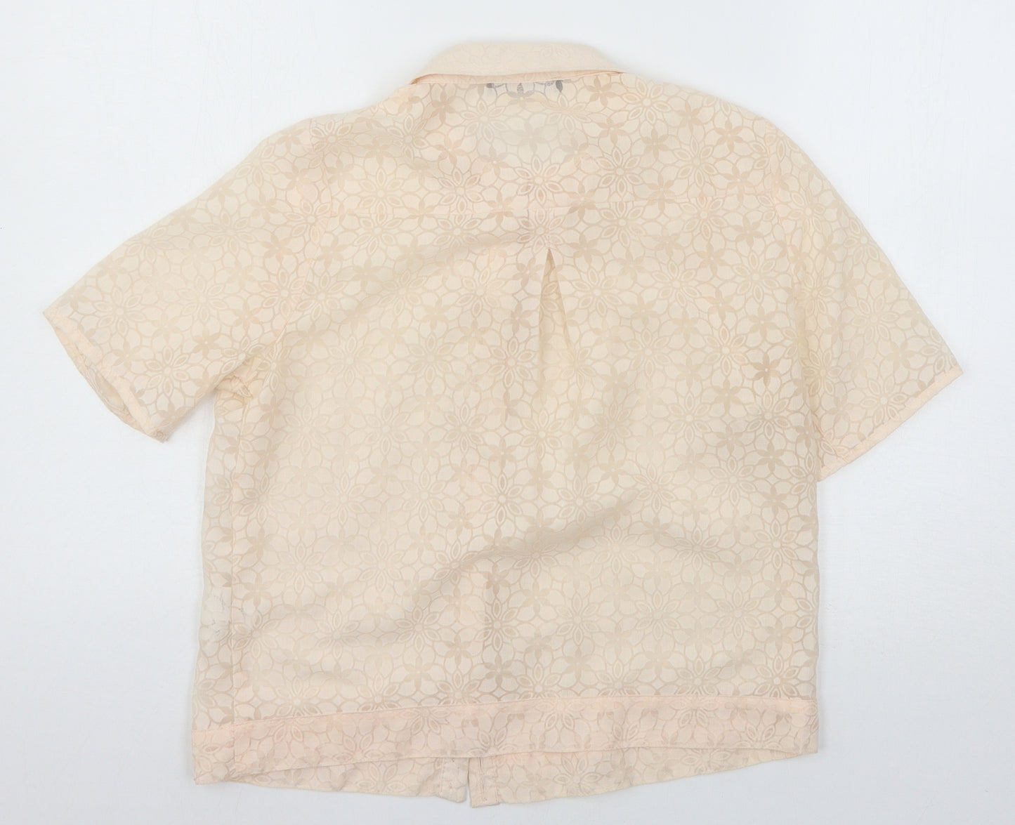 Atmosphere Womens Pink Floral  Basic Button-Up Size 10