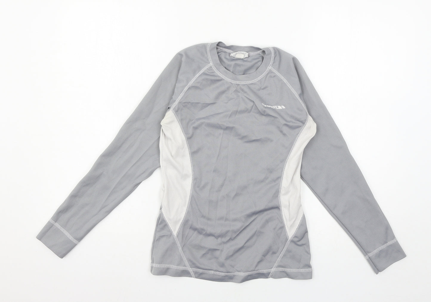 Trespass Womens Grey  Jersey Basic T-Shirt Size S