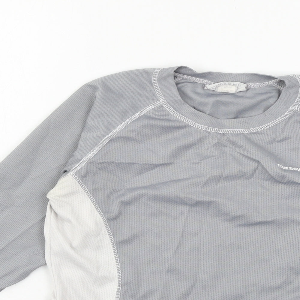 Trespass Womens Grey  Jersey Basic T-Shirt Size S