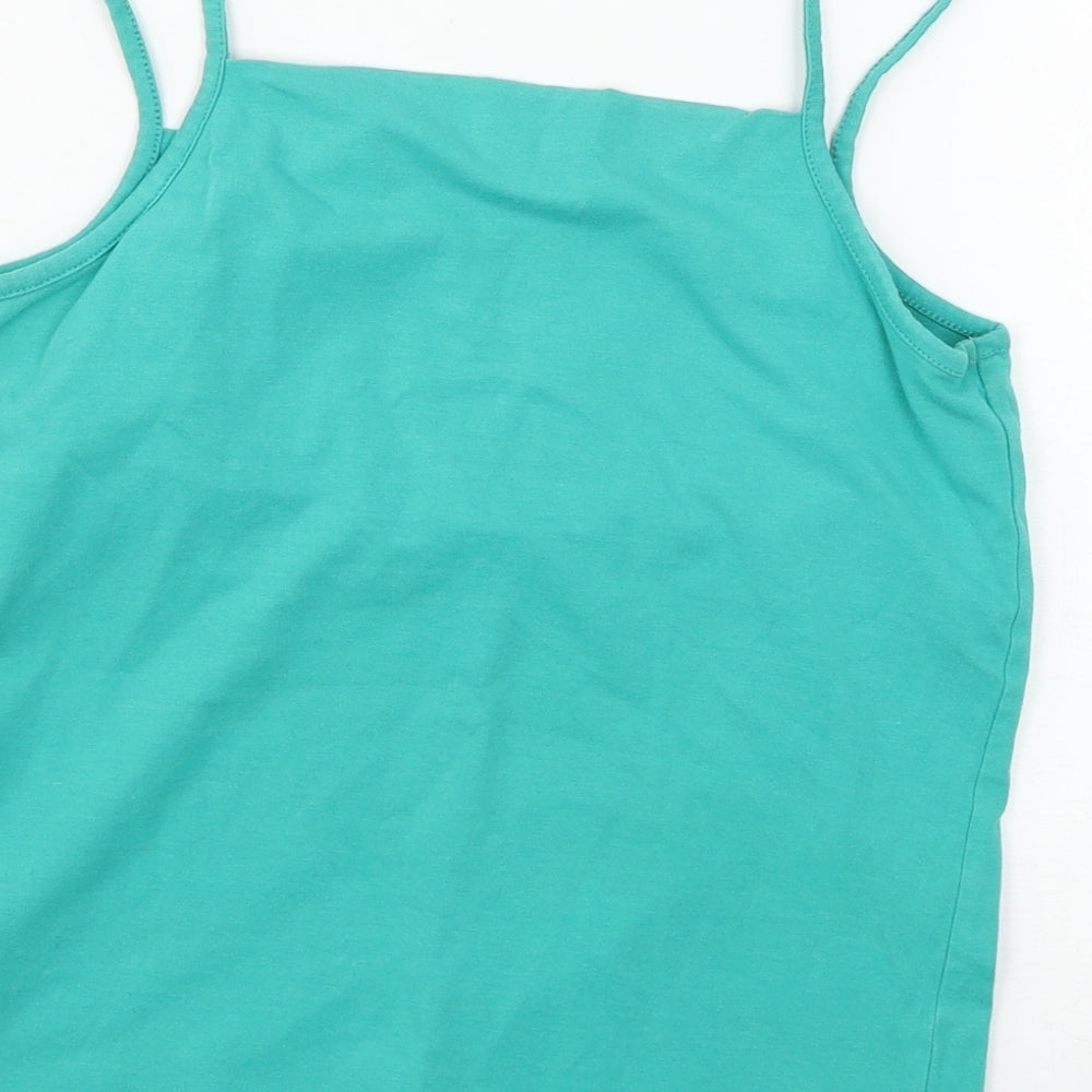 Great Plains Womens Blue  Jersey Basic Tank Size S