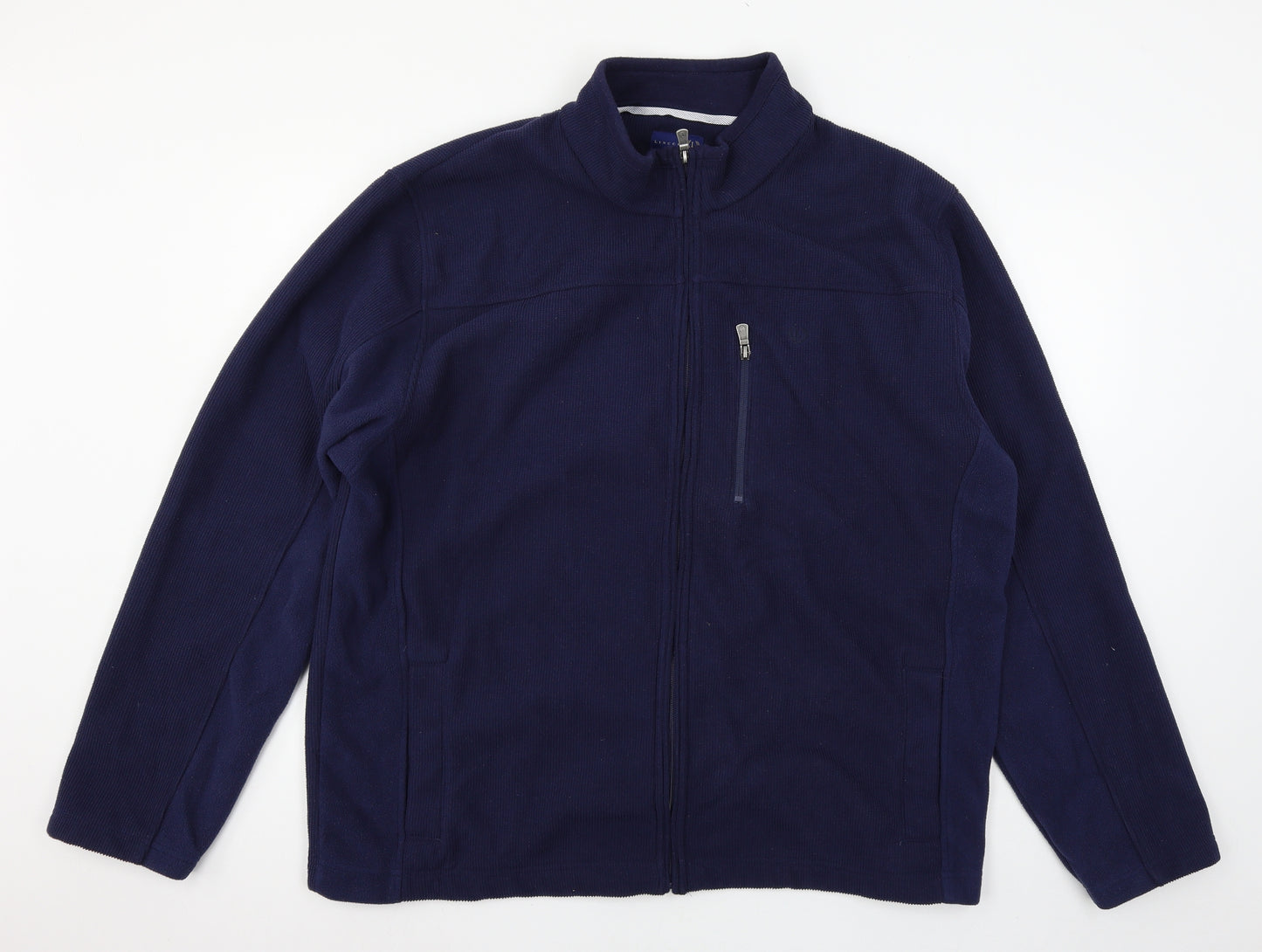 Lincoln Mens Blue  Fleece Jacket  Size 3XL