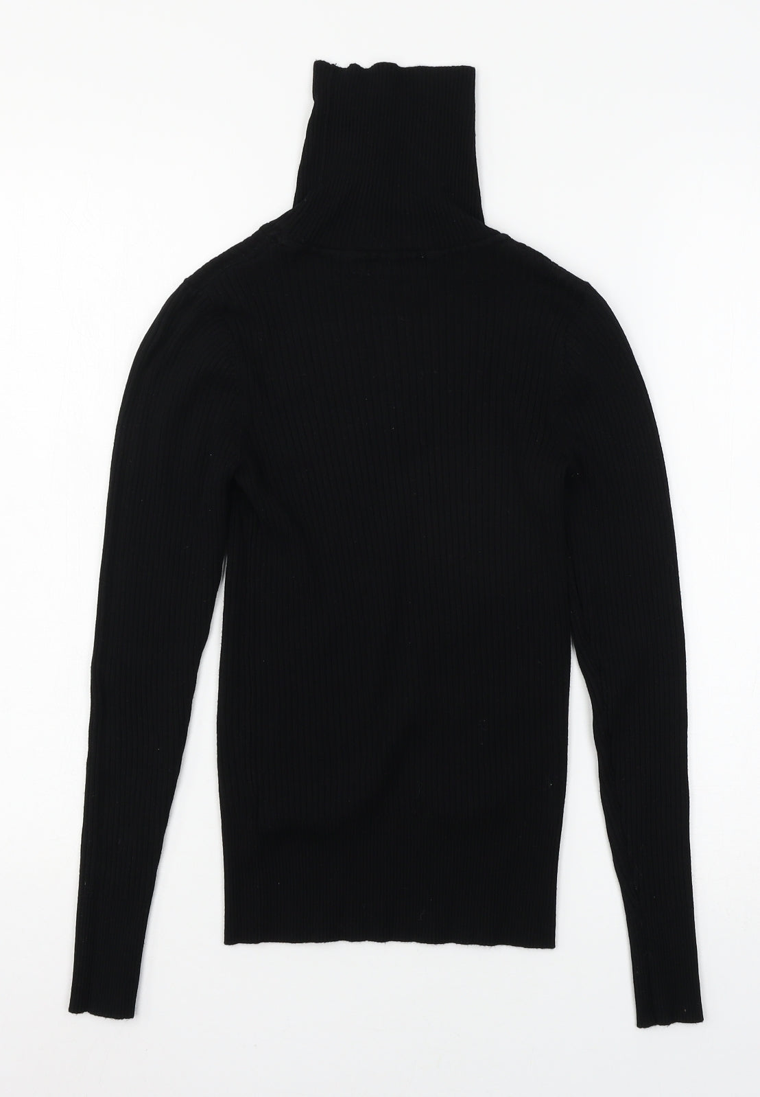 F&F Womens Black  Knit Basic T-Shirt Size 6