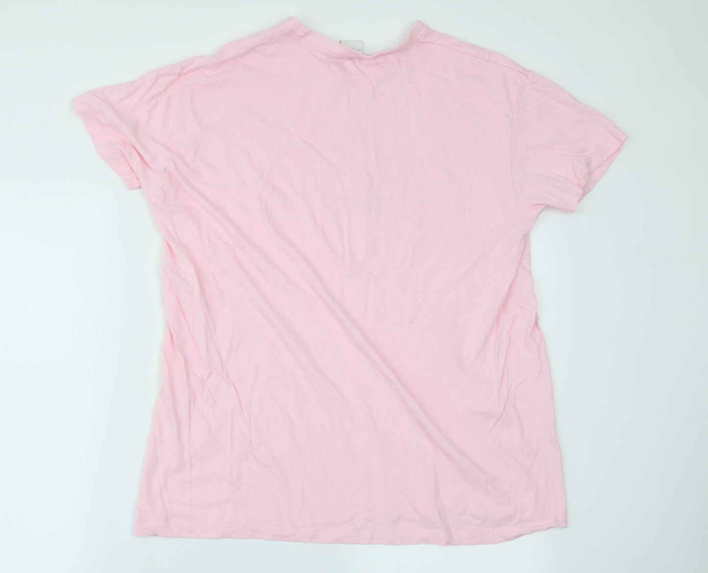 skinny dip Womens Pink   Basic T-Shirt Size XL