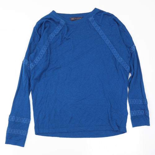 M&S Womens Blue   Pullover Jumper Size S