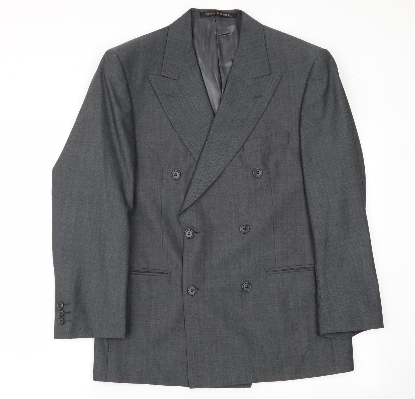 M&S Mens Grey   Jacket Blazer Size 38