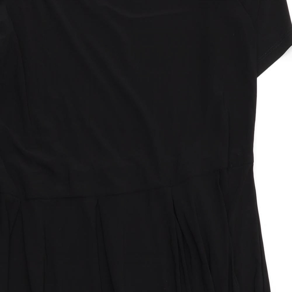 Preworn Womens Black   Fit & Flare  Size 20