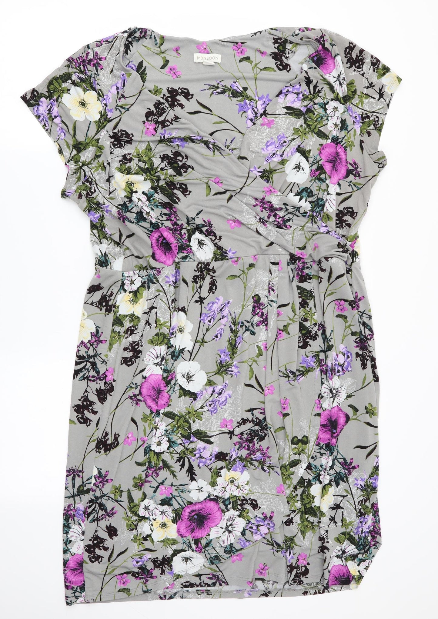 Monsoon Womens Multicoloured Floral  Fit & Flare  Size 22