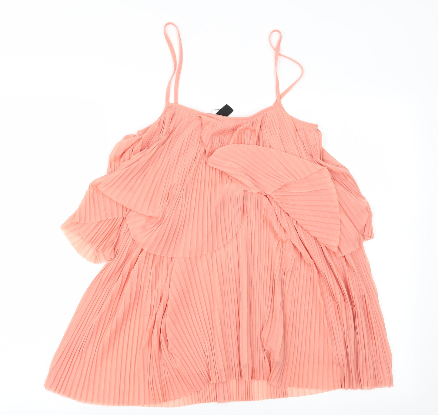Topshop Womens Orange   Basic Blouse Size 8