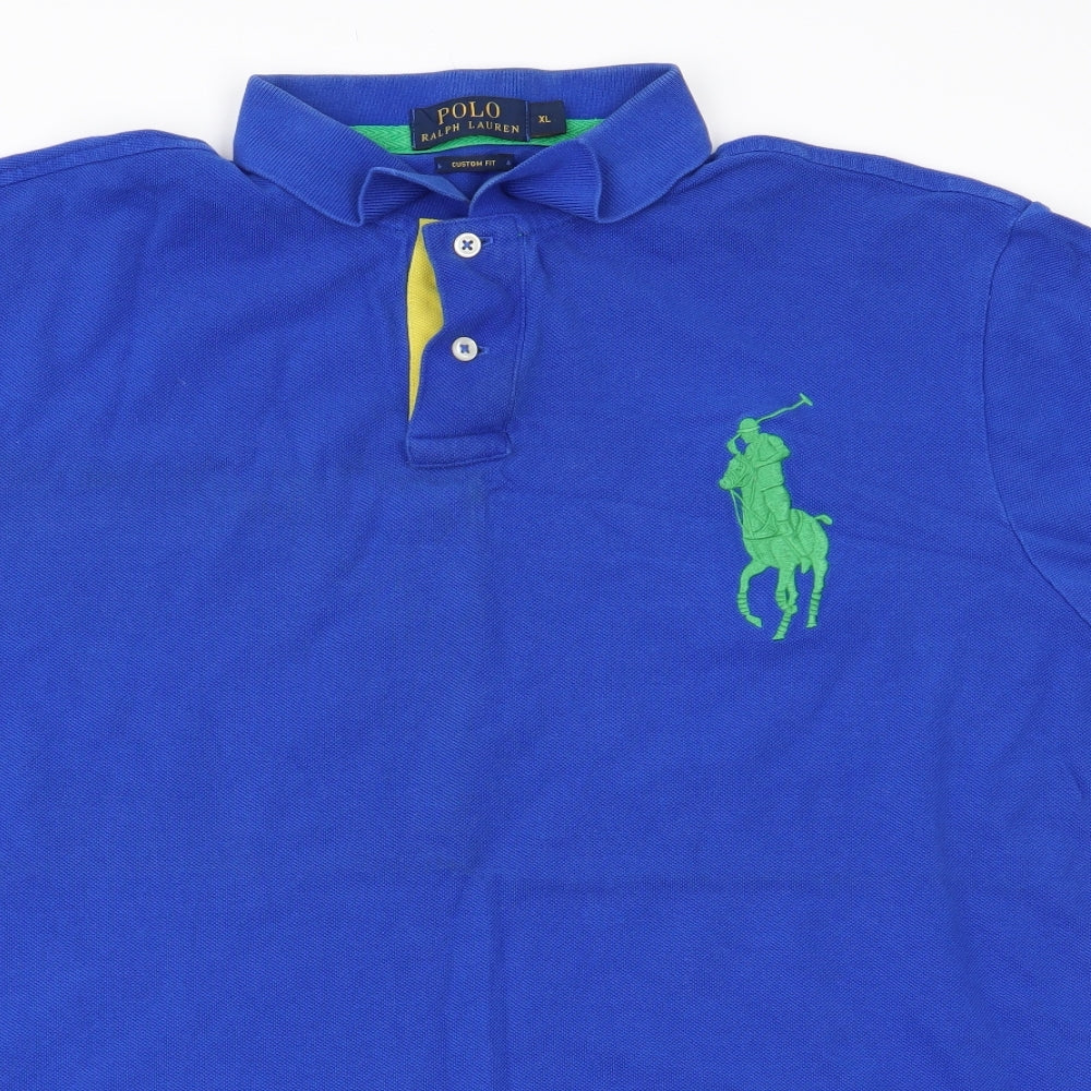Ralph Lauren Mens Blue    Polo Size XL