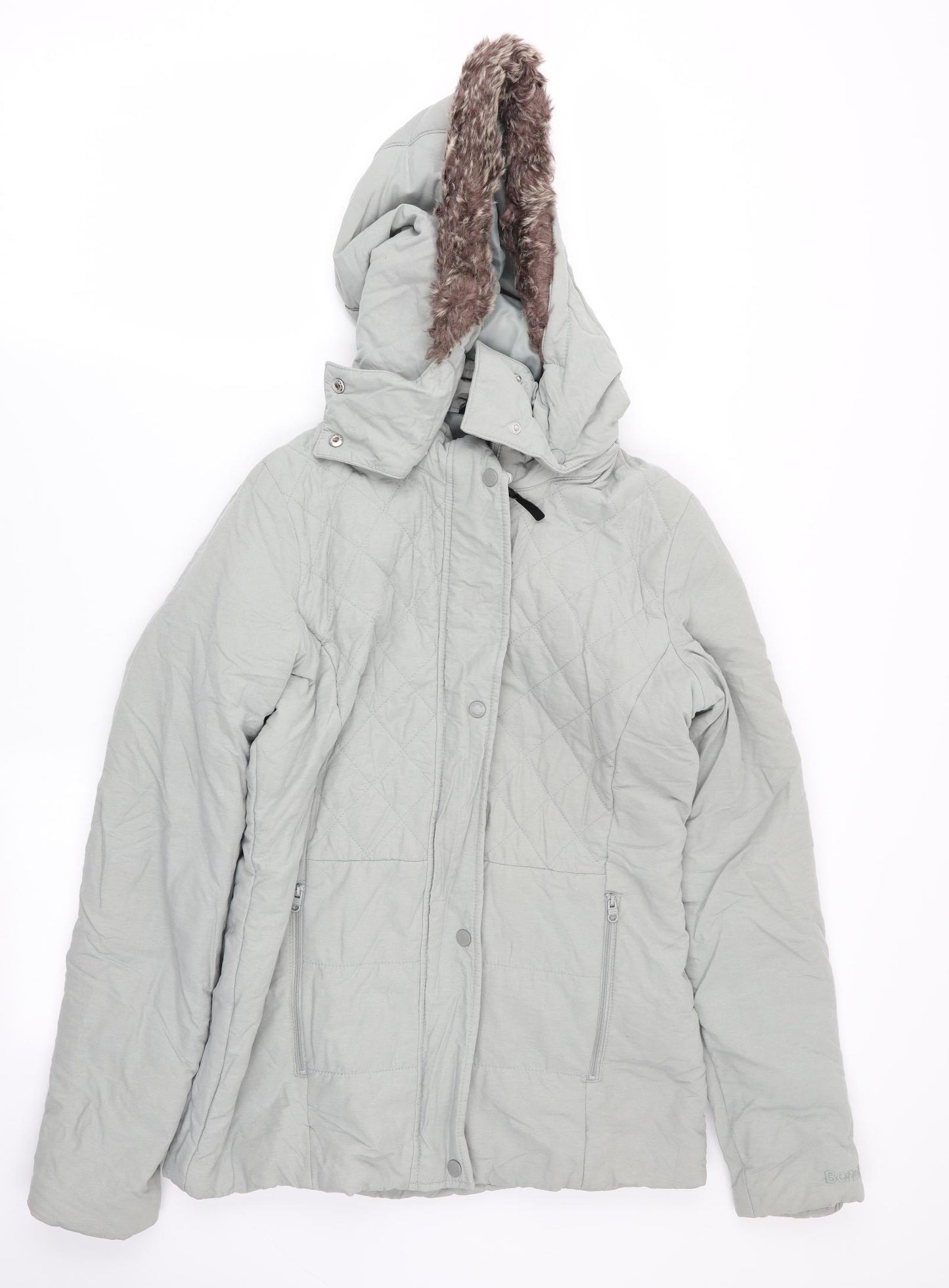 Bench Womens Grey   Parka Coat Size S