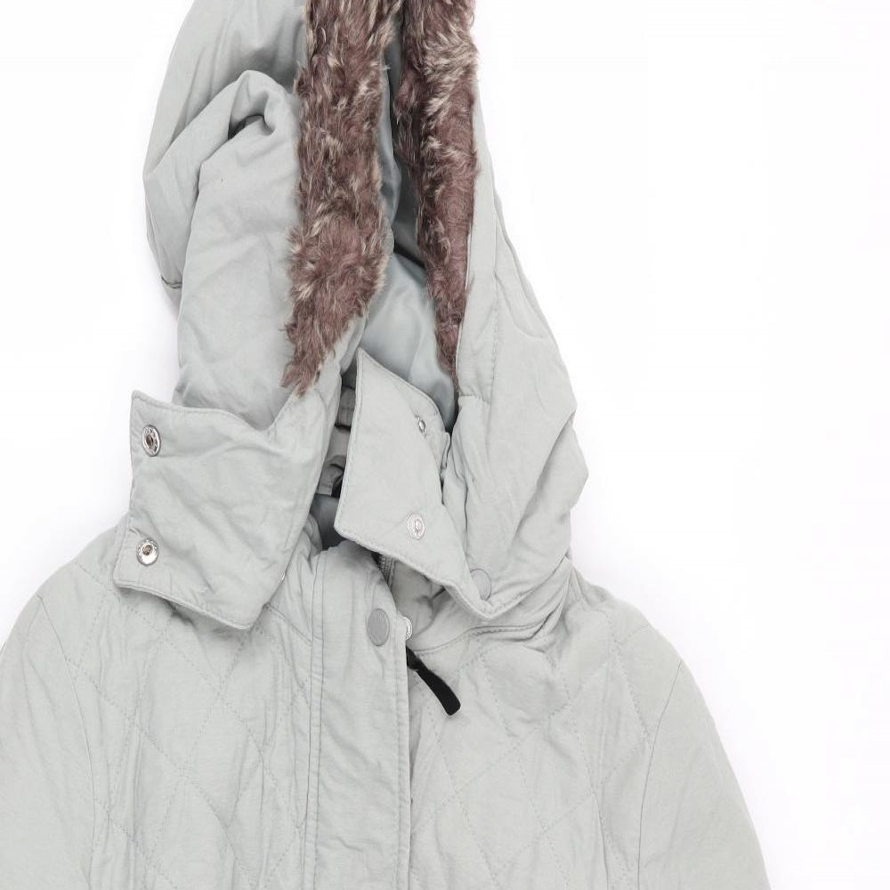 Bench Womens Grey   Parka Coat Size S