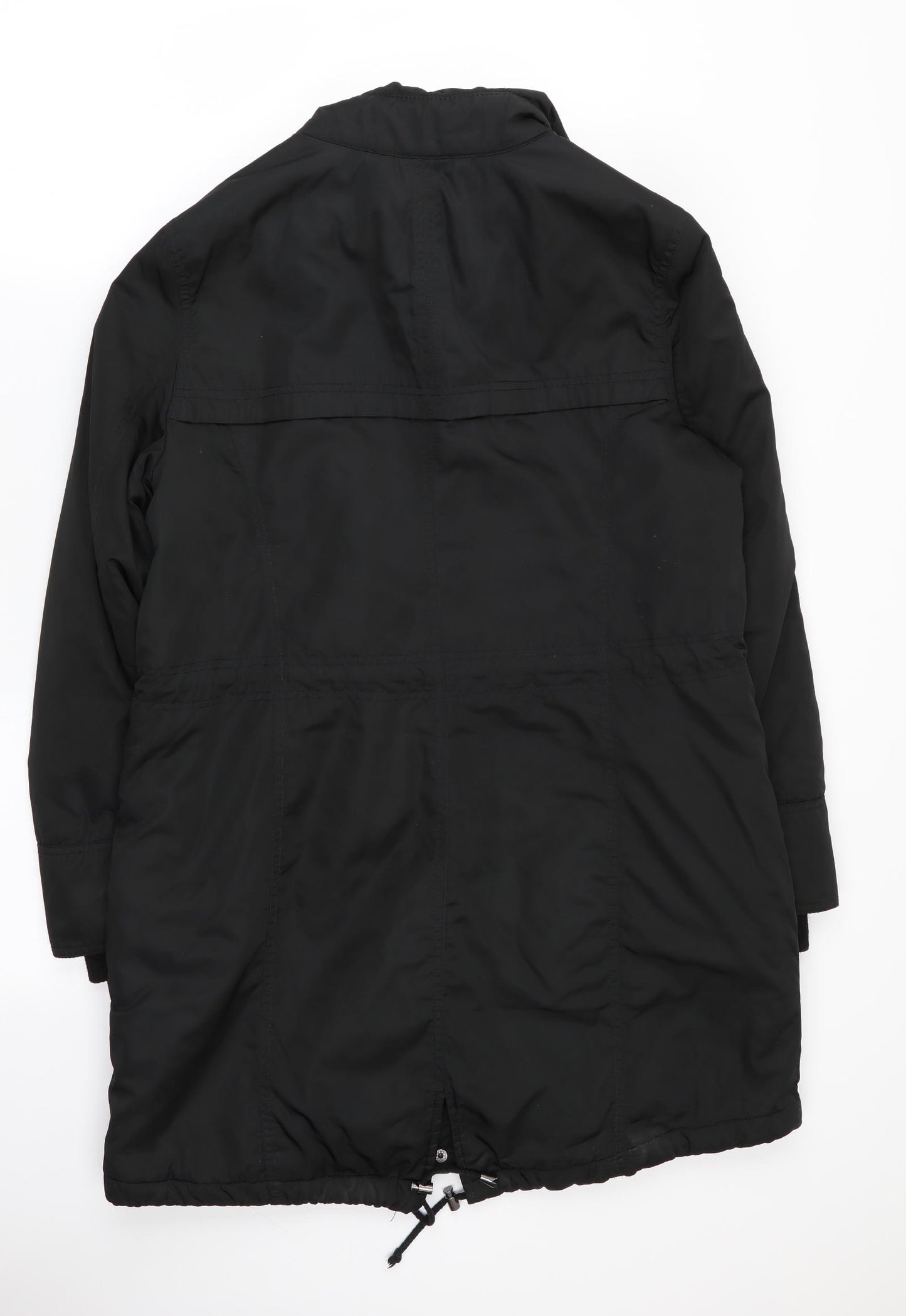 BHS Womens Black   Parka Coat Size 16
