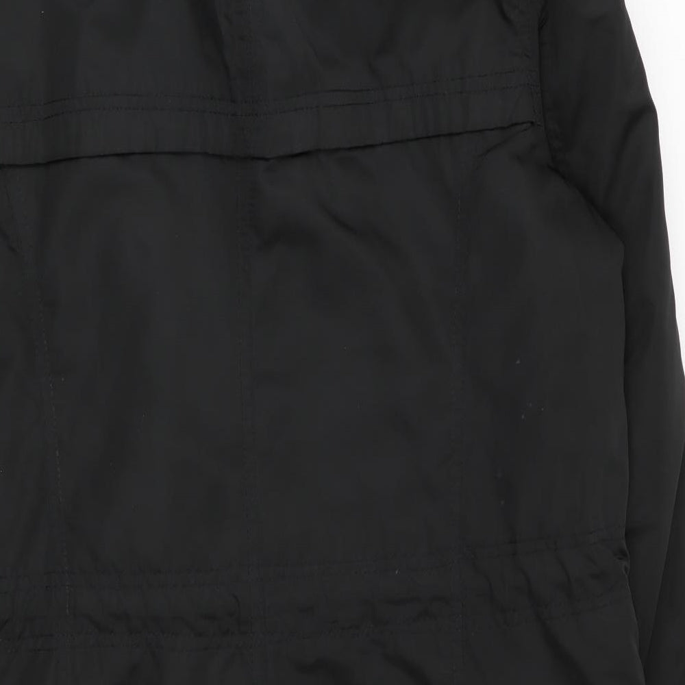 BHS Womens Black   Parka Coat Size 16
