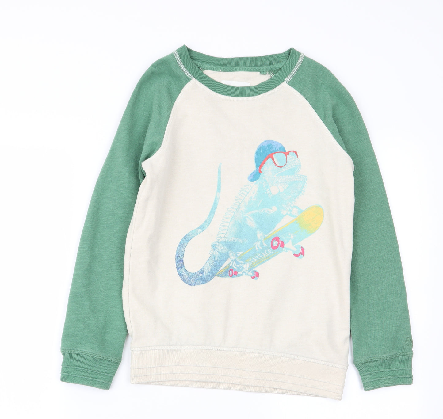 Fat Face Boys Multicoloured   Pullover Jumper Size 9-10 Years