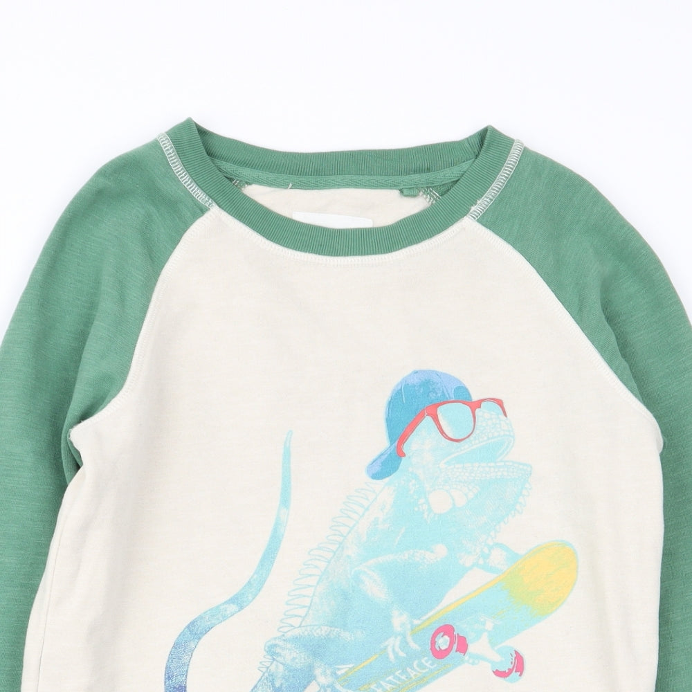 Fat Face Boys Multicoloured   Pullover Jumper Size 9-10 Years